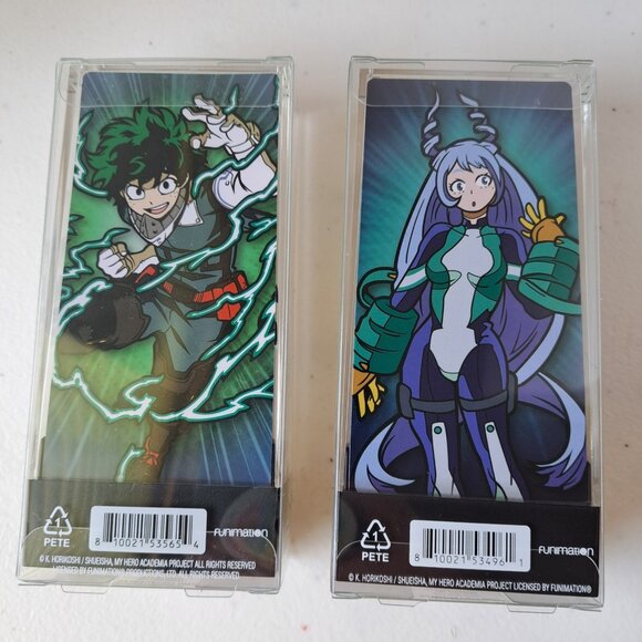 Lot of 2 FiGPiN Enamel Pins Nejire #525 Izuku #559 My Hero Academia Sealed Case - Picture 2 of 12